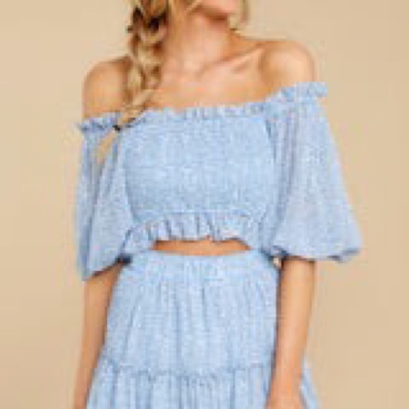 Red dress matching set - Picture 3 of 3